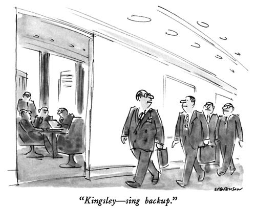 "Kingsley—sing backup."