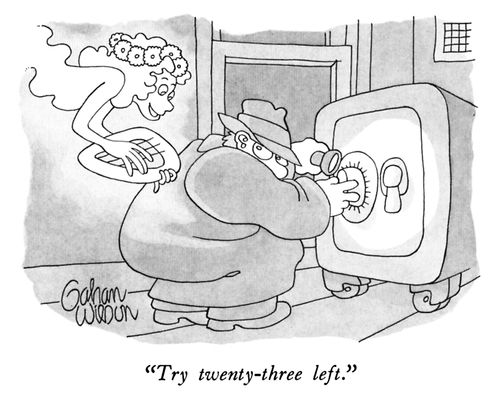 "Try twenty-three left."