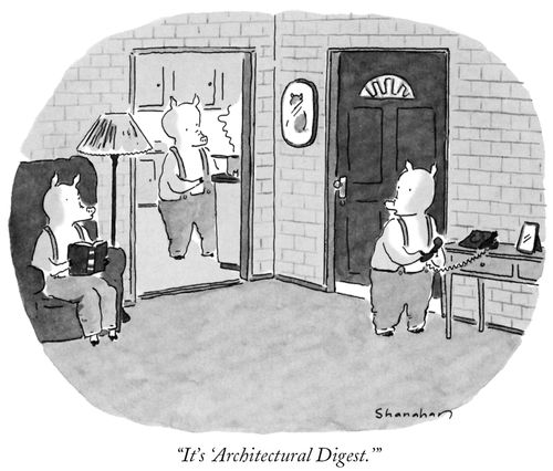 "It's 'Architectural Digest.' "