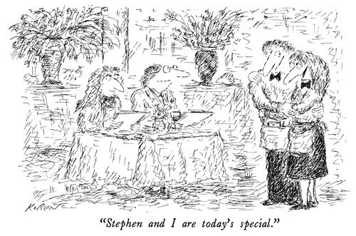 "Stephen and I are today's special."