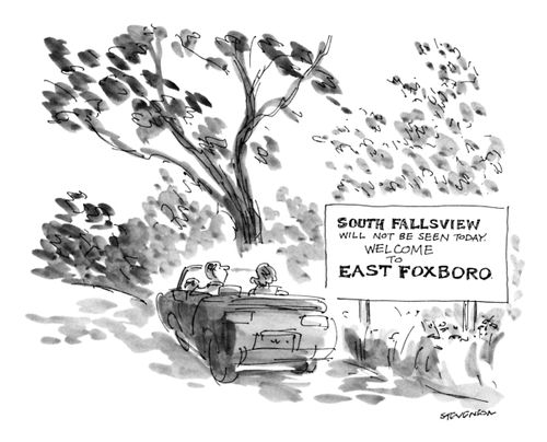 South Fallsview will not be seen today. Welcome to East Foxboro.