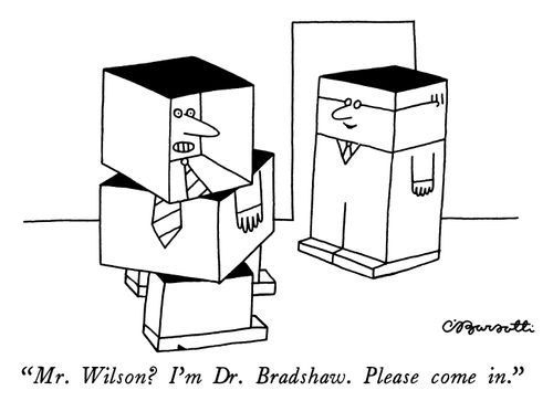 "Mr. Wilson? I'm Dr. Bradshaw. Please come in."