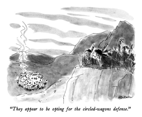 "They appear to be opting for the circled-wagons defense."
