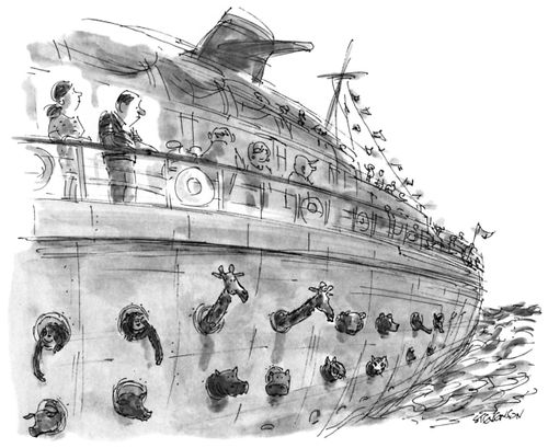 Noah's Ark on a cruise ship.