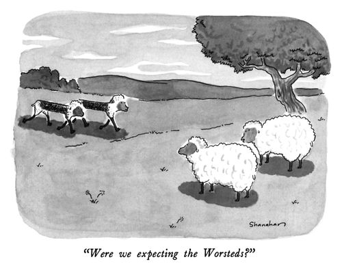 "Were we expecting the Worsteds?"