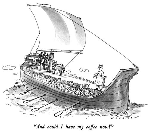 "And could I have my coffee now?"