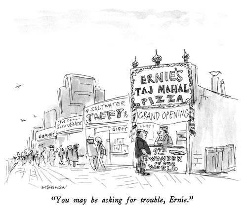 "You may be asking for trouble, Ernie."