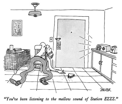"You've been listening to the mellow sound of Station EZZZ."