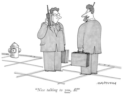 "Nice talking to you, Al!"