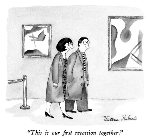 "This is our first recession together."
