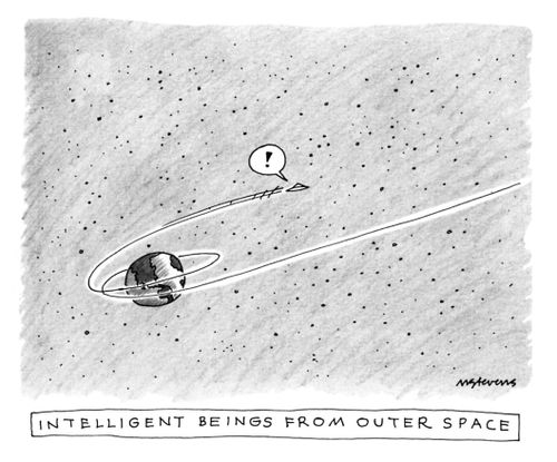 Intelligent beings from outer space.
