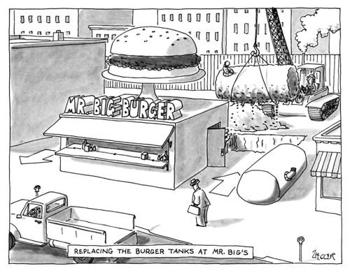 REPLACING THE BURGER TANKS AT MR. BIG'S.