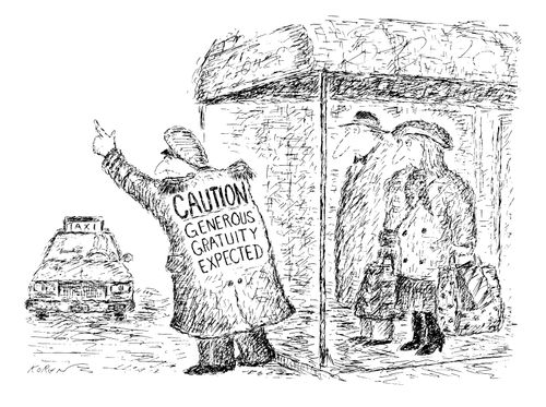 Caution: Generous Gratuity Expected
