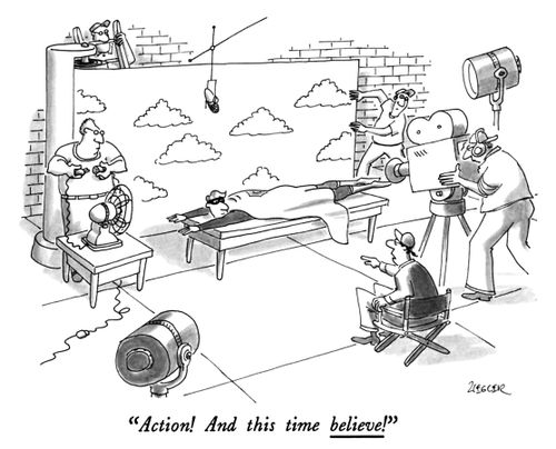 "Action! And this time believe!"