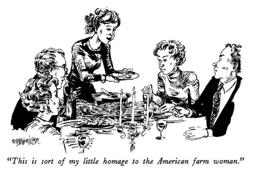 "This is sort of my little homage to the American farm woman."