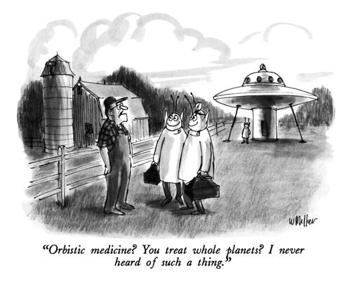 "Orbistic medicine? You treat whole planets? I never heard of such a thing."