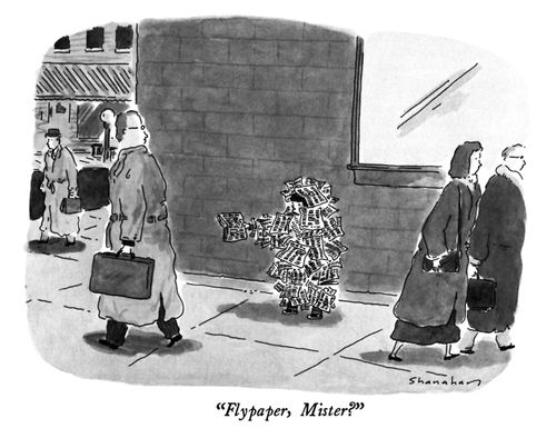 "Flypaper, Mister?"