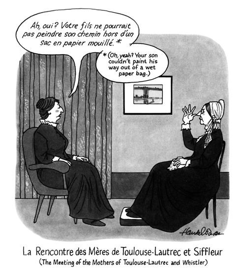 The Meeting of the Mothers of Toulouse-Lautrec and Whistler