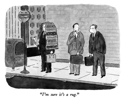 "I'm sure it's a rug."