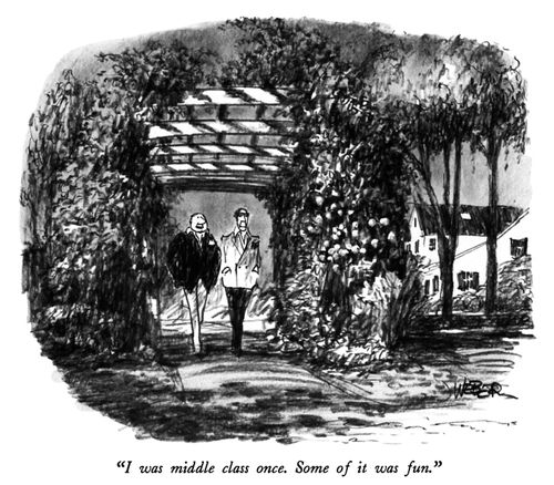 "I was middle class once. Some of it was fun."