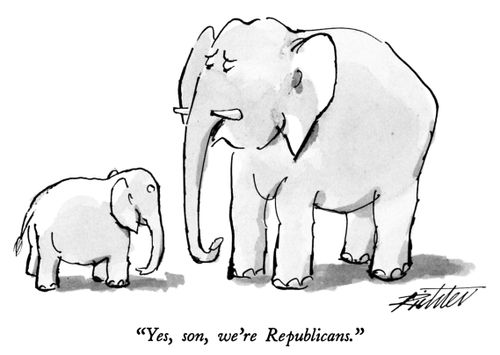 "Yes, son, we're Republicans."