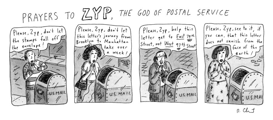 Prayers To ZYP, The God Of Postal Service