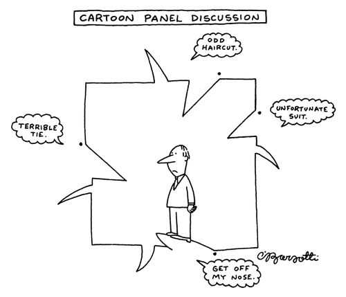 Cartoon Panel Discussion