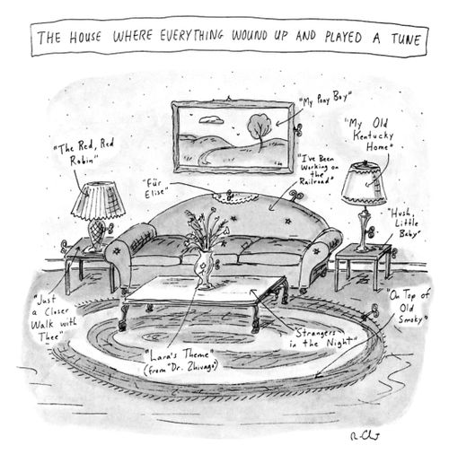 The House Where Everything Wound Up and Played a Tune