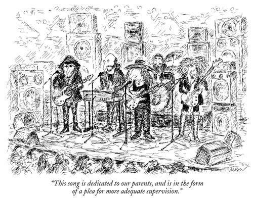 "This song is dedicated to our parents, and is in the form of a plea for more adequate supervision."