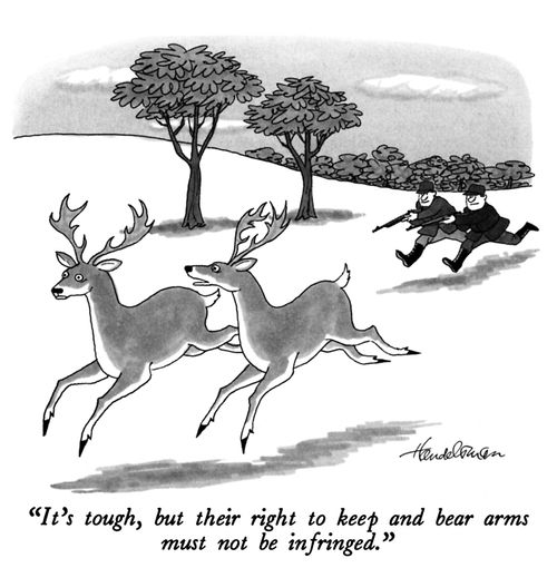 "It's tough, but their right to keep and bear arms must not be infringed."