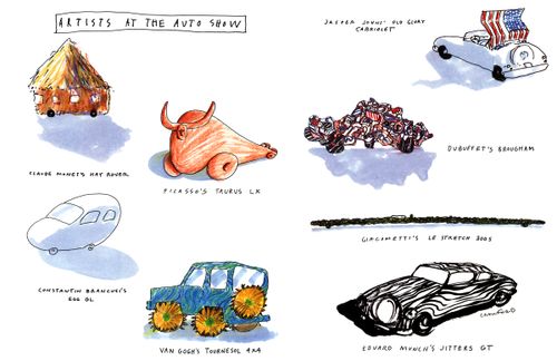 Artists At The Auto Show