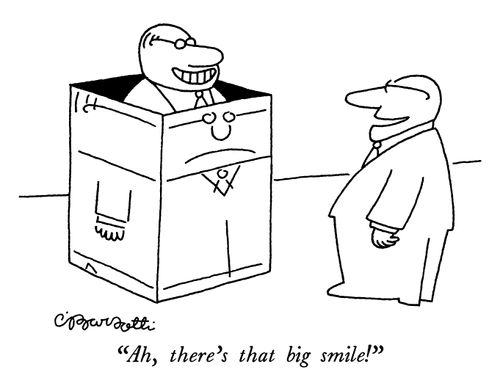 "Ah, there's that big smile!"