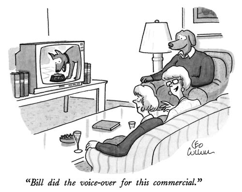 "Bill did the voice-over for this commercial."
