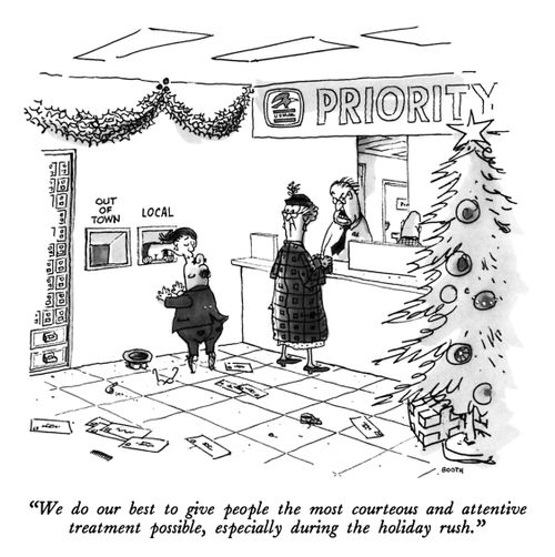 "We do our best to give people the most courteous and attentive treatment possible, especially during the holiday rush."