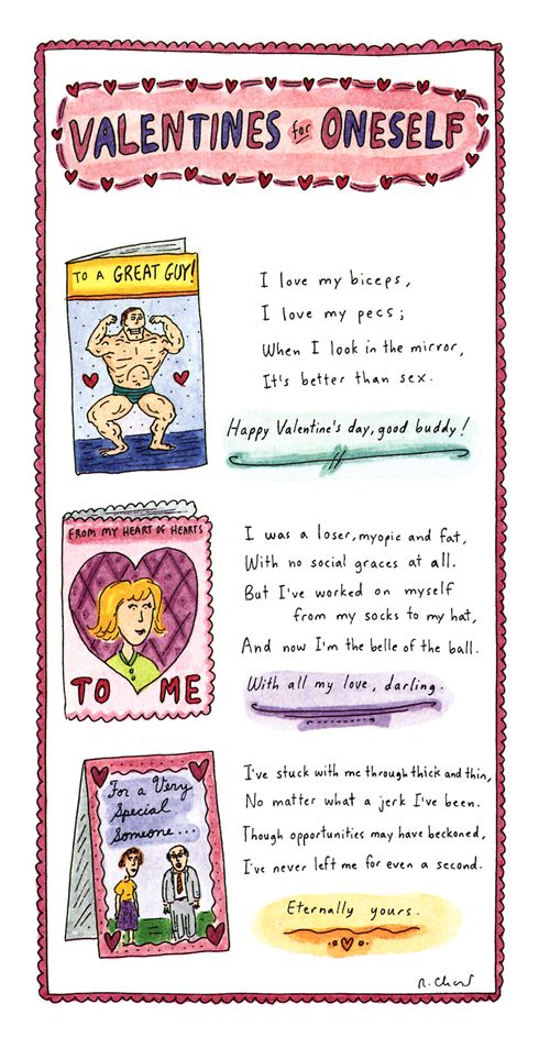 Valentines for Oneself.