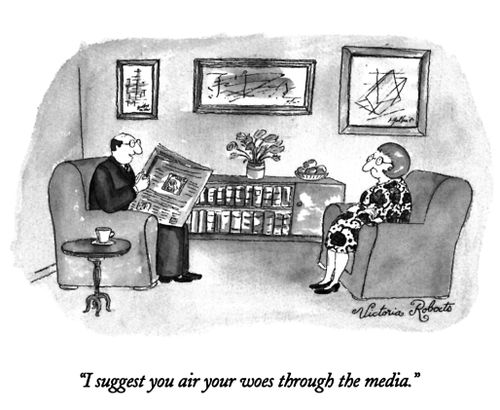 "I suggest you air your woes through the media."