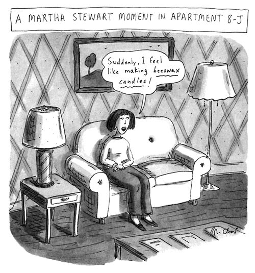 A Martha Stewart Moment in Apartment 8-J