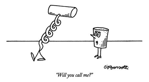 "Will you call me?"