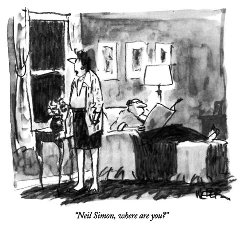 "Neil Simon, where are you?"