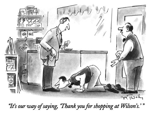 "It's our way of saying, 'Thank you for shopping at Wilson's.' "