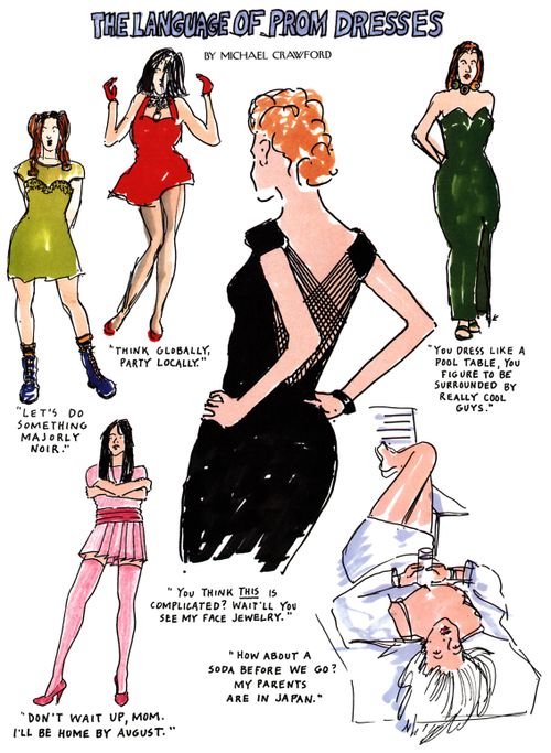 THE LANGUAGE OF PROM DRESSES
