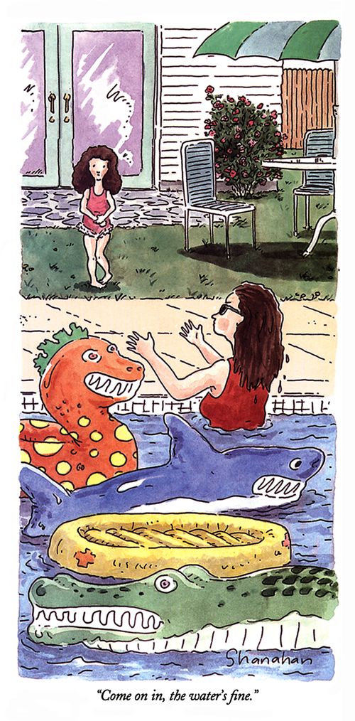 "Come on in, the water's fine."