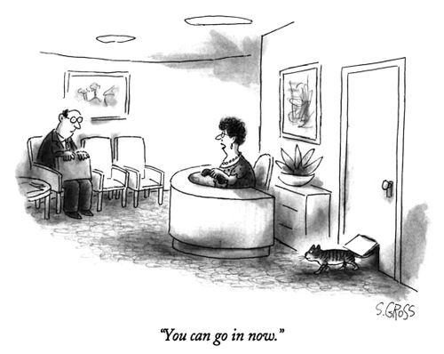 "You can go in now."