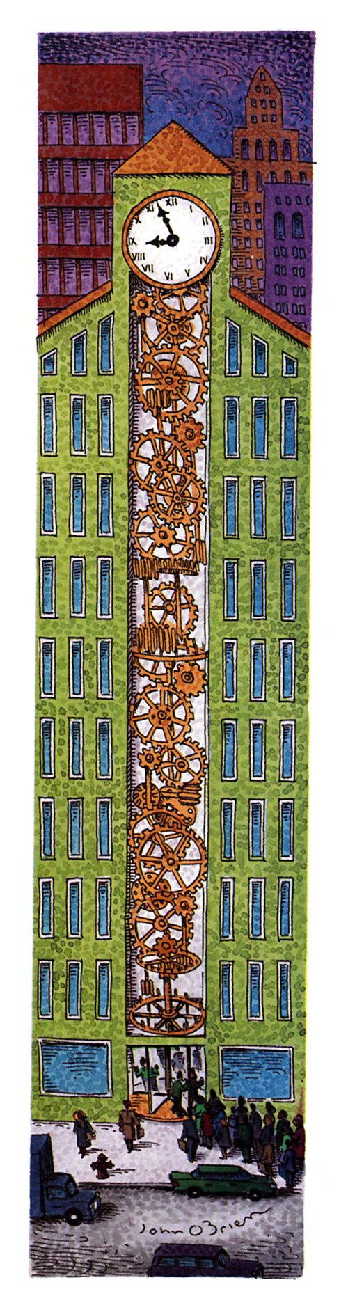 Clockwork Revolving Door