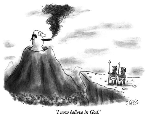 "I now believe in God."