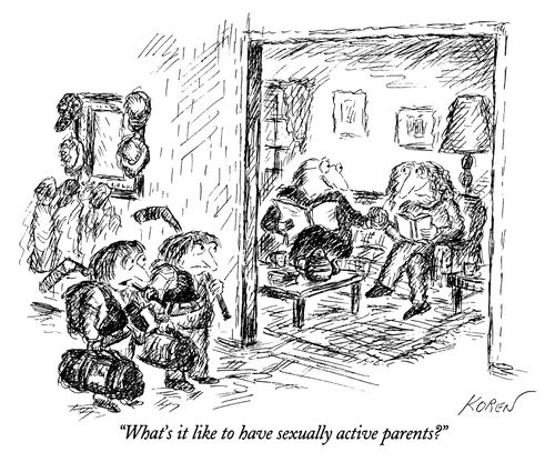 "What's it like to have sexually active parents?"