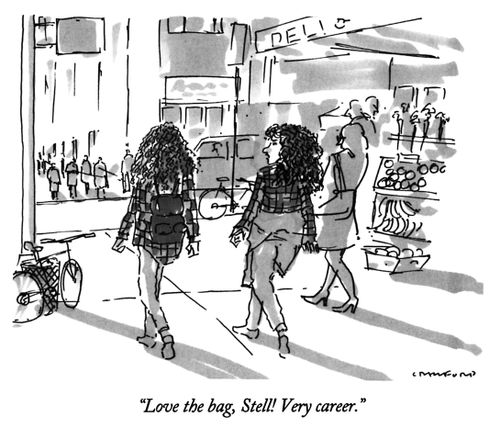 "Love the bag, Stell! Very career."