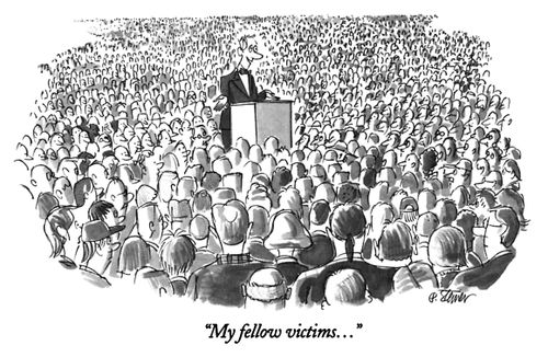 "My fellow victims. . . "