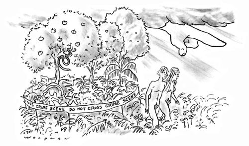 Crime Scene in the Garden of Eden