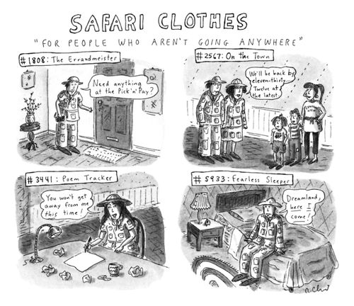 Safari Clothes: "For People Who Aren't Going Anywhere"